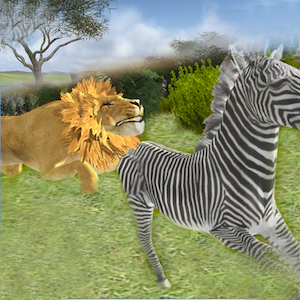 Wild Lion Attack Simulator Icon